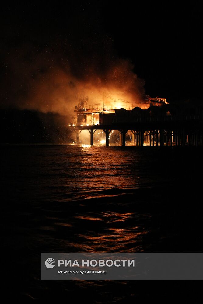 Пожар в ночном клубе "ПлотForma" в Сочи