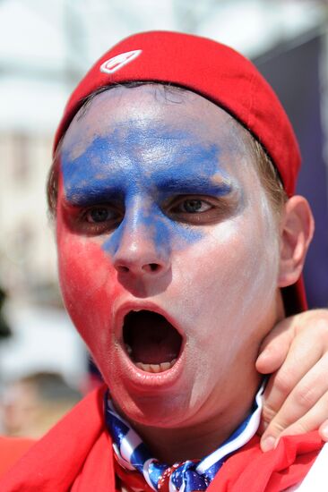 Футбол. ЕВРО - 2012. Матч сборных России и Чехии