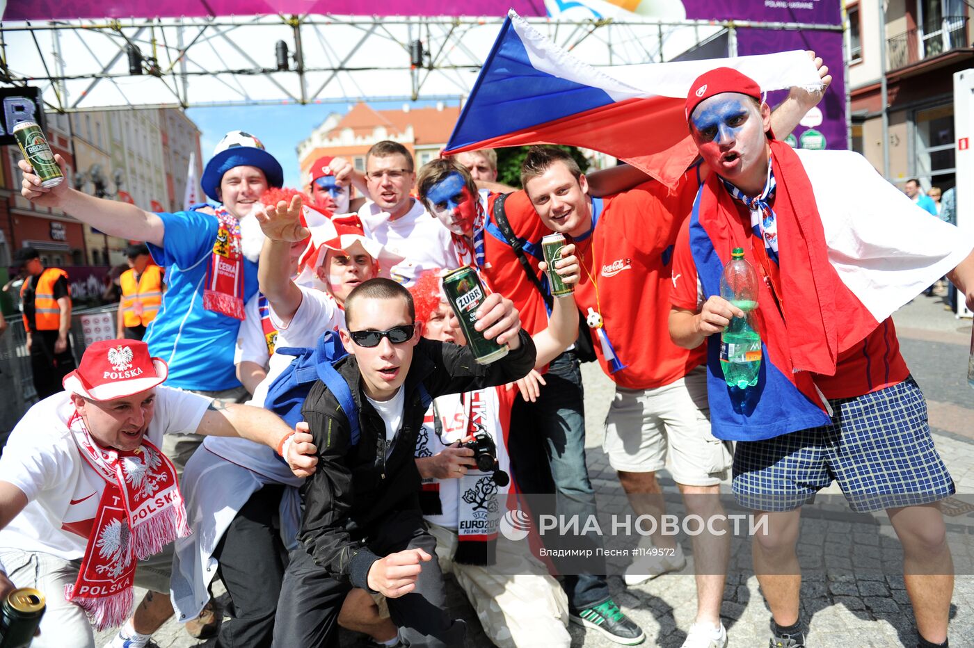 Футбол. ЕВРО - 2012. Матч сборных России и Чехии