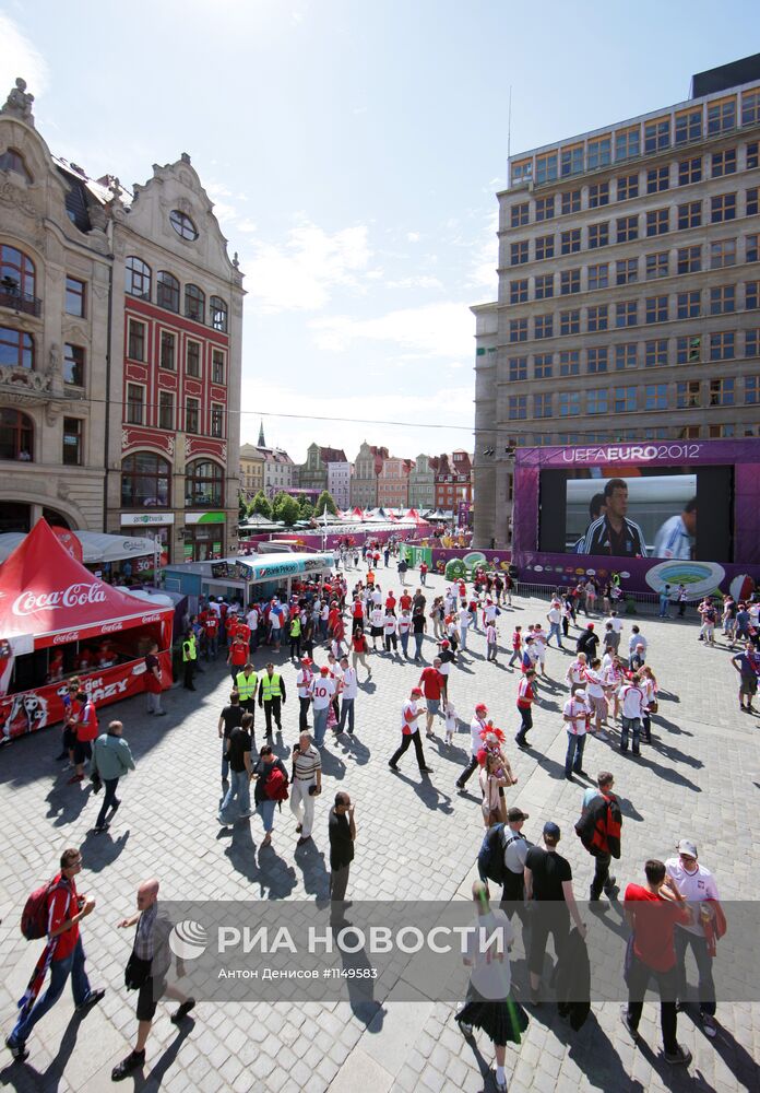 Футбол. ЕВРО - 2012. Матч сборных России и Чехии