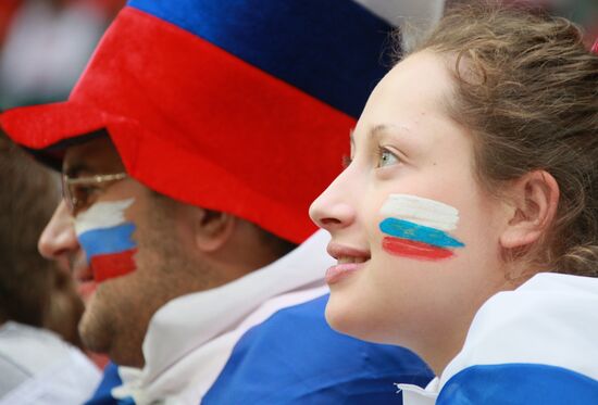 Футбол. ЕВРО - 2012. Матч сборных России и Чехии