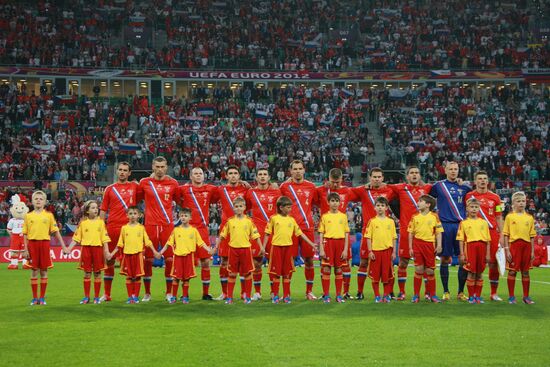 Футбол. ЕВРО - 2012. Матч сборных России и Чехии