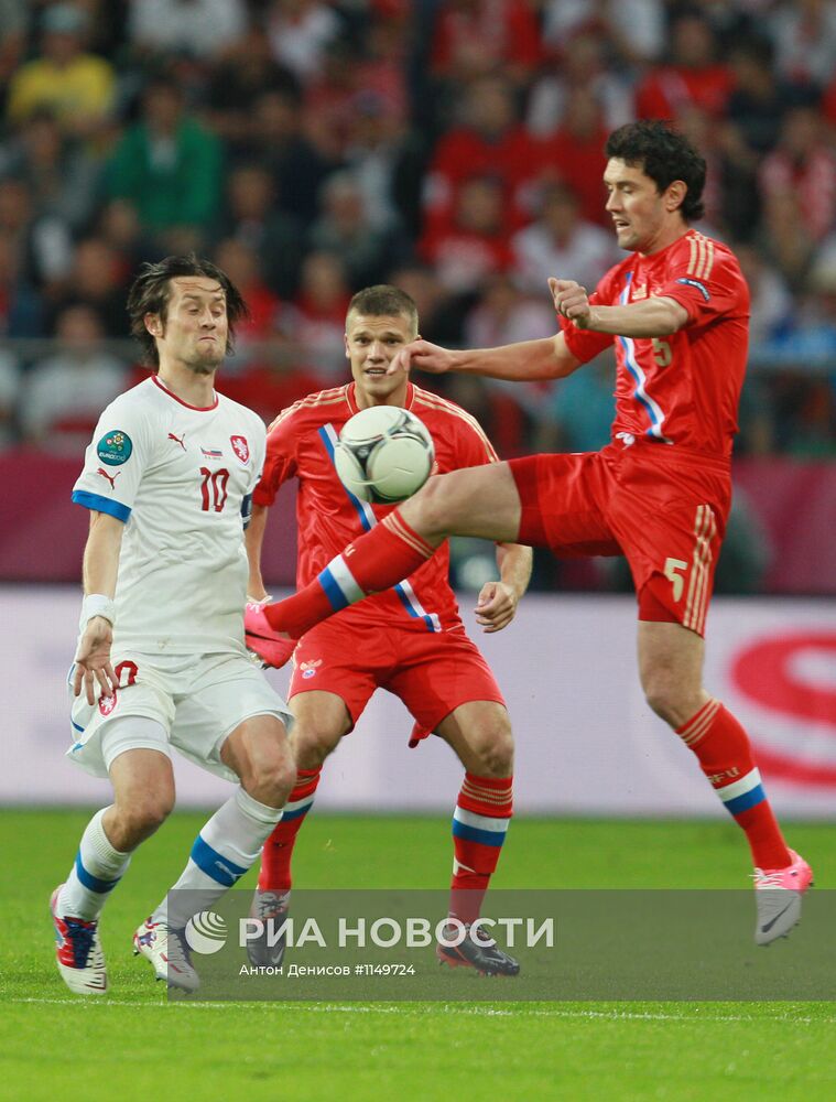 Футбол. ЕВРО - 2012. Матч сборных России и Чехии