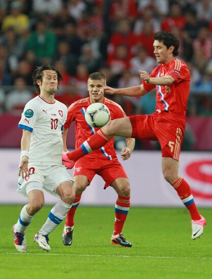 Футбол. ЕВРО - 2012. Матч сборных России и Чехии