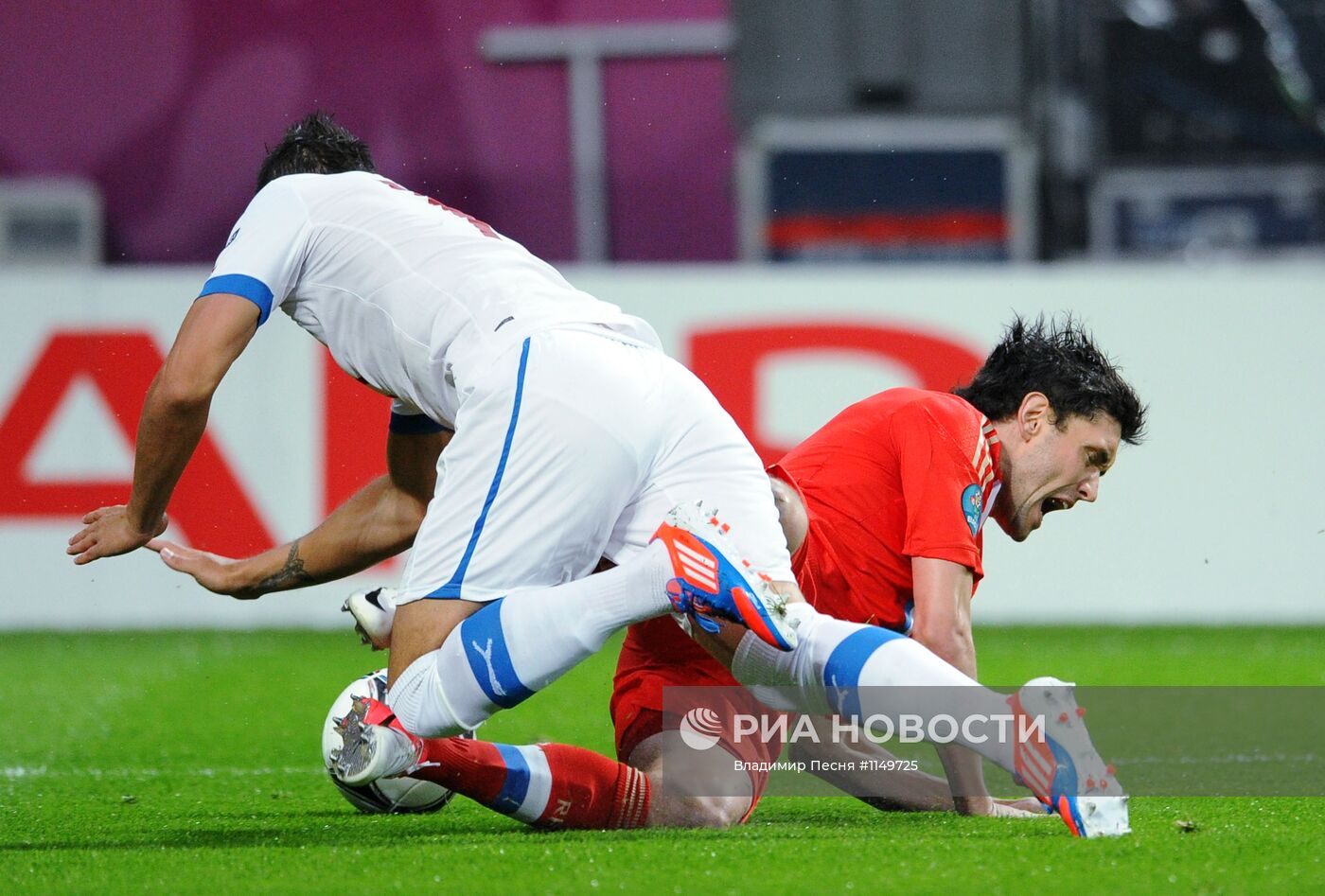 Футбол. ЕВРО - 2012. Матч сборных России и Чехии