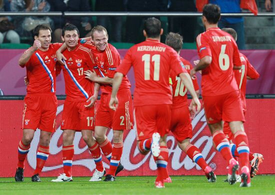 Футбол. ЕВРО - 2012. Матч сборных России и Чехии