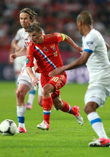 Футбол. ЕВРО - 2012. Матч сборных России и Чехии