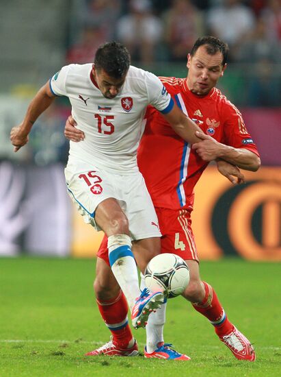 Футбол. ЕВРО - 2012. Матч сборных России и Чехии
