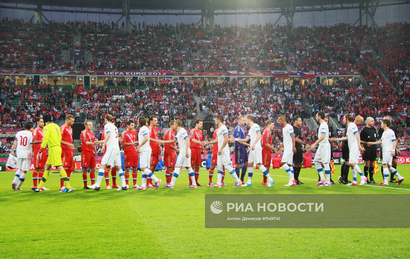 Футбол. ЕВРО - 2012. Матч сборных России и Чехии