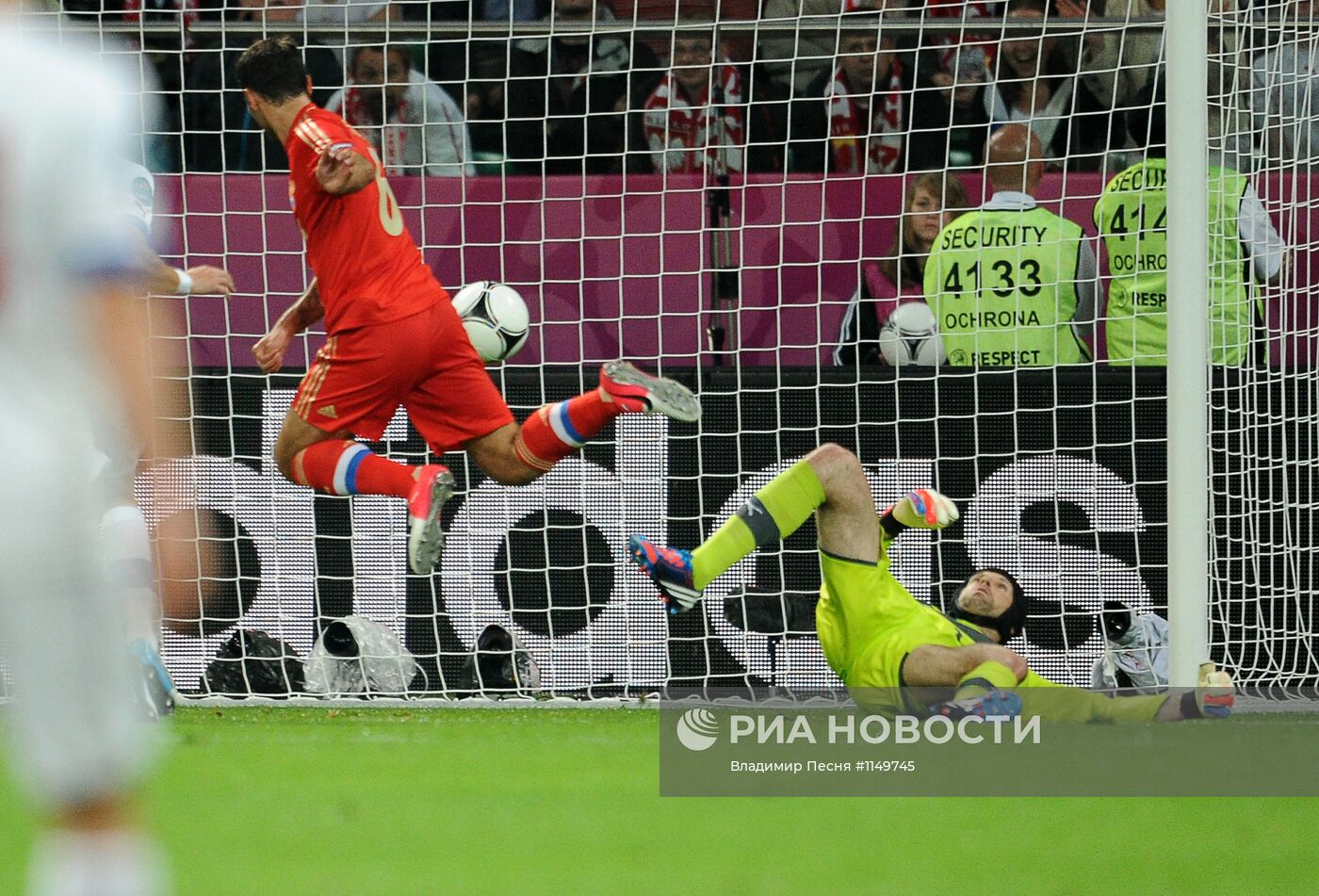 Футбол. ЕВРО - 2012. Матч сборных России и Чехии