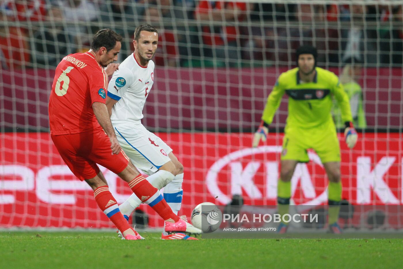 Футбол. ЕВРО - 2012. Матч сборных России и Чехии