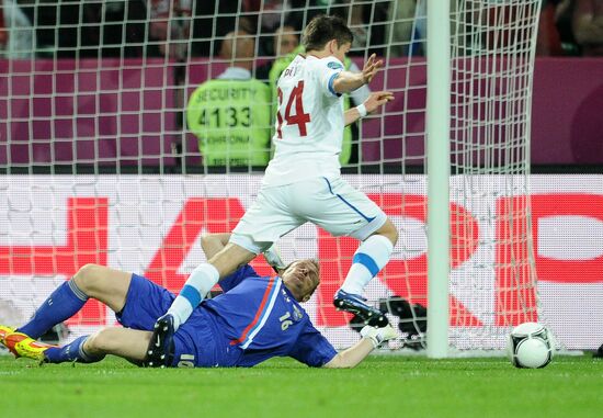 Футбол. ЕВРО - 2012. Матч сборных России и Чехии