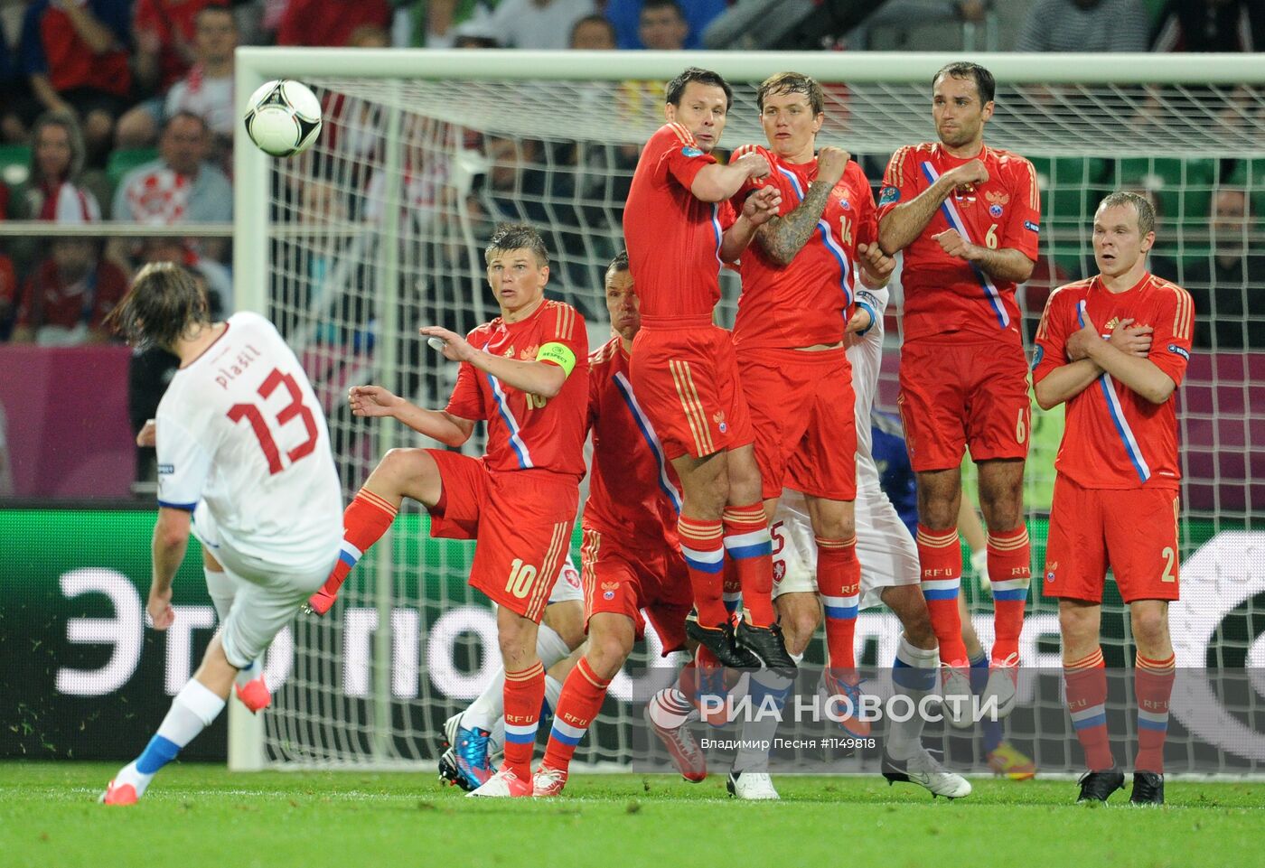Футбол. ЕВРО - 2012. Матч сборных России и Чехии
