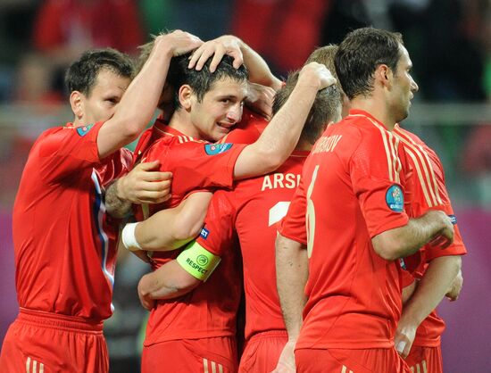 Футбол. ЕВРО - 2012. Матч сборных России и Чехии