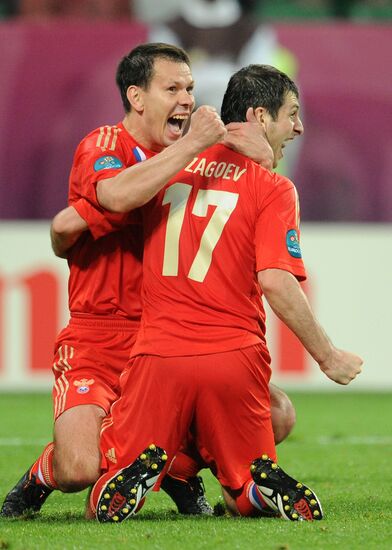 Футбол. ЕВРО - 2012. Матч сборных России и Чехии