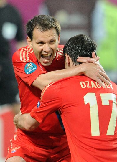 Футбол. ЕВРО - 2012. Матч сборных России и Чехии