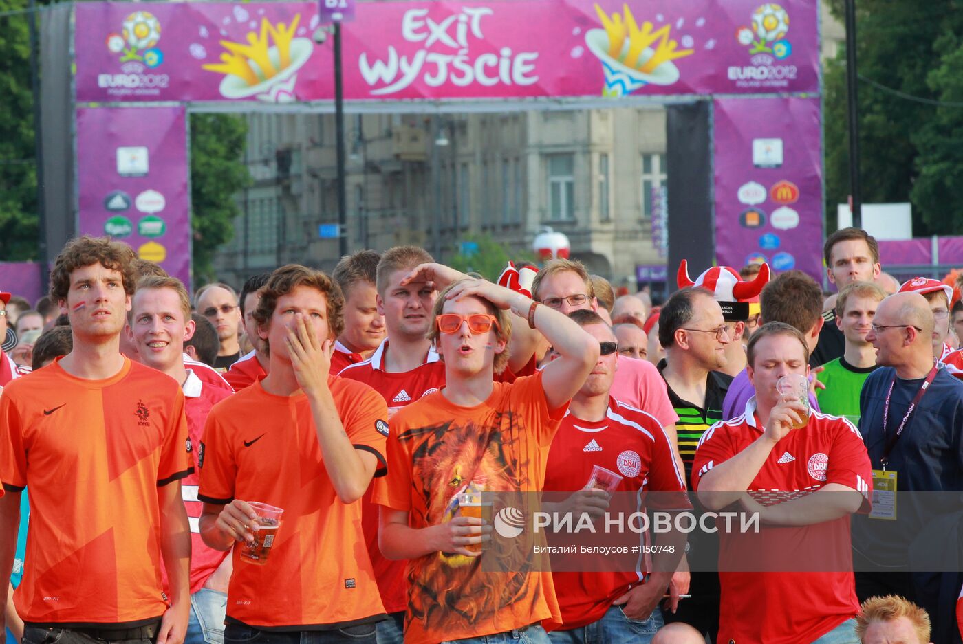 Фан-зона к Евро-2012 в Варшаве