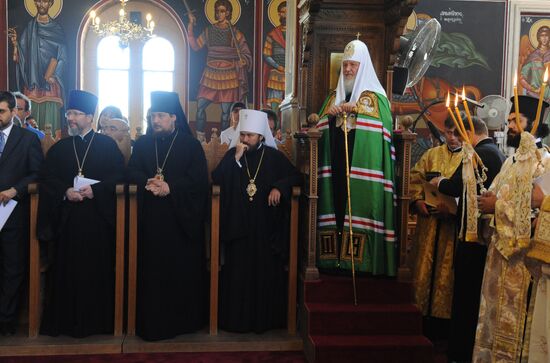 Визит патриарха Кирилла на Кипр