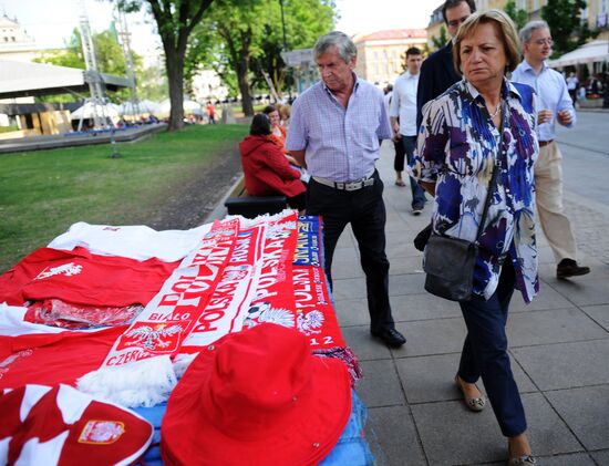 Продажа футбольной атрибутики в Варшаве