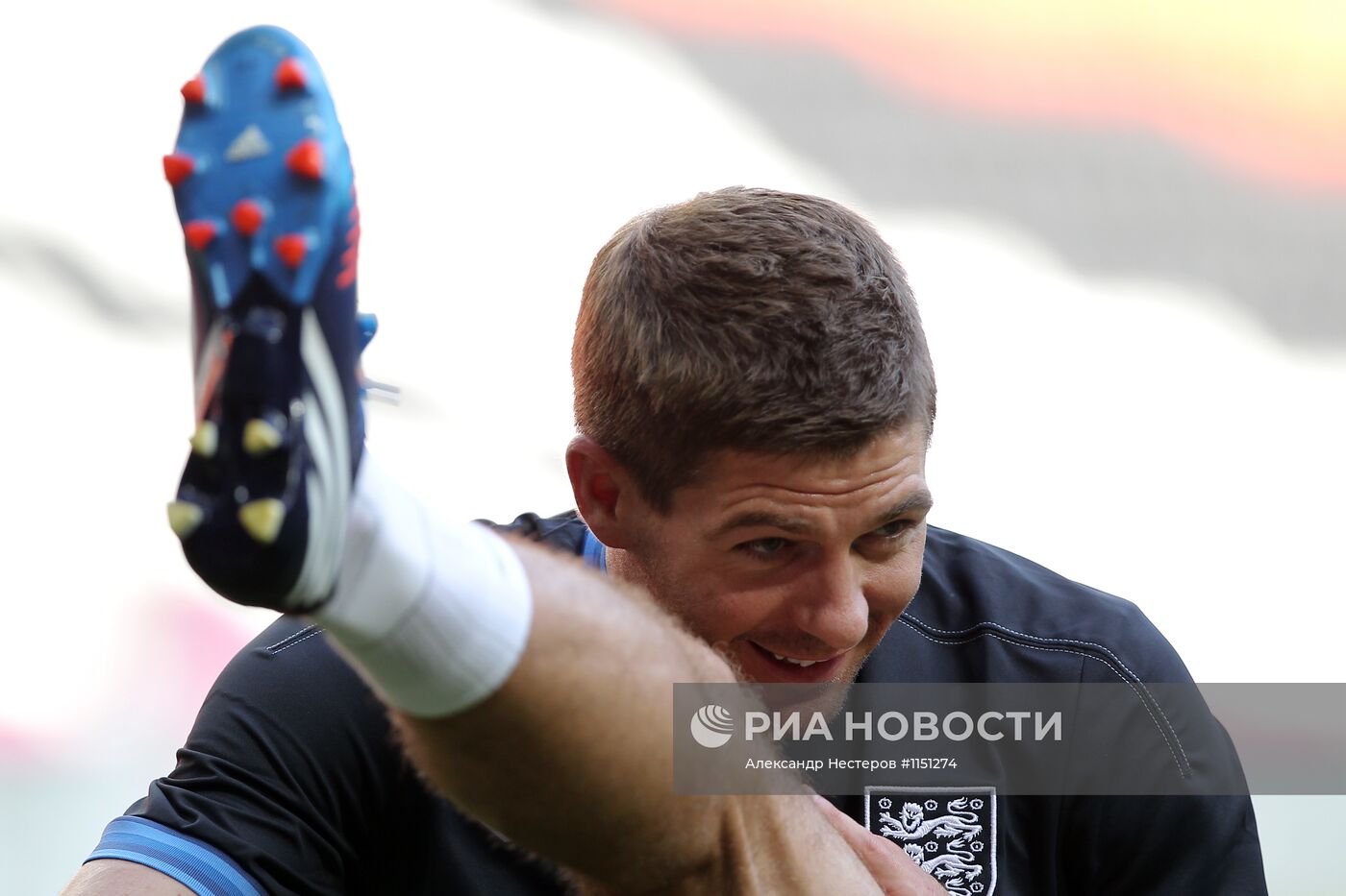 Футбол. ЕВРО - 2012. Тренировка сборной Англии