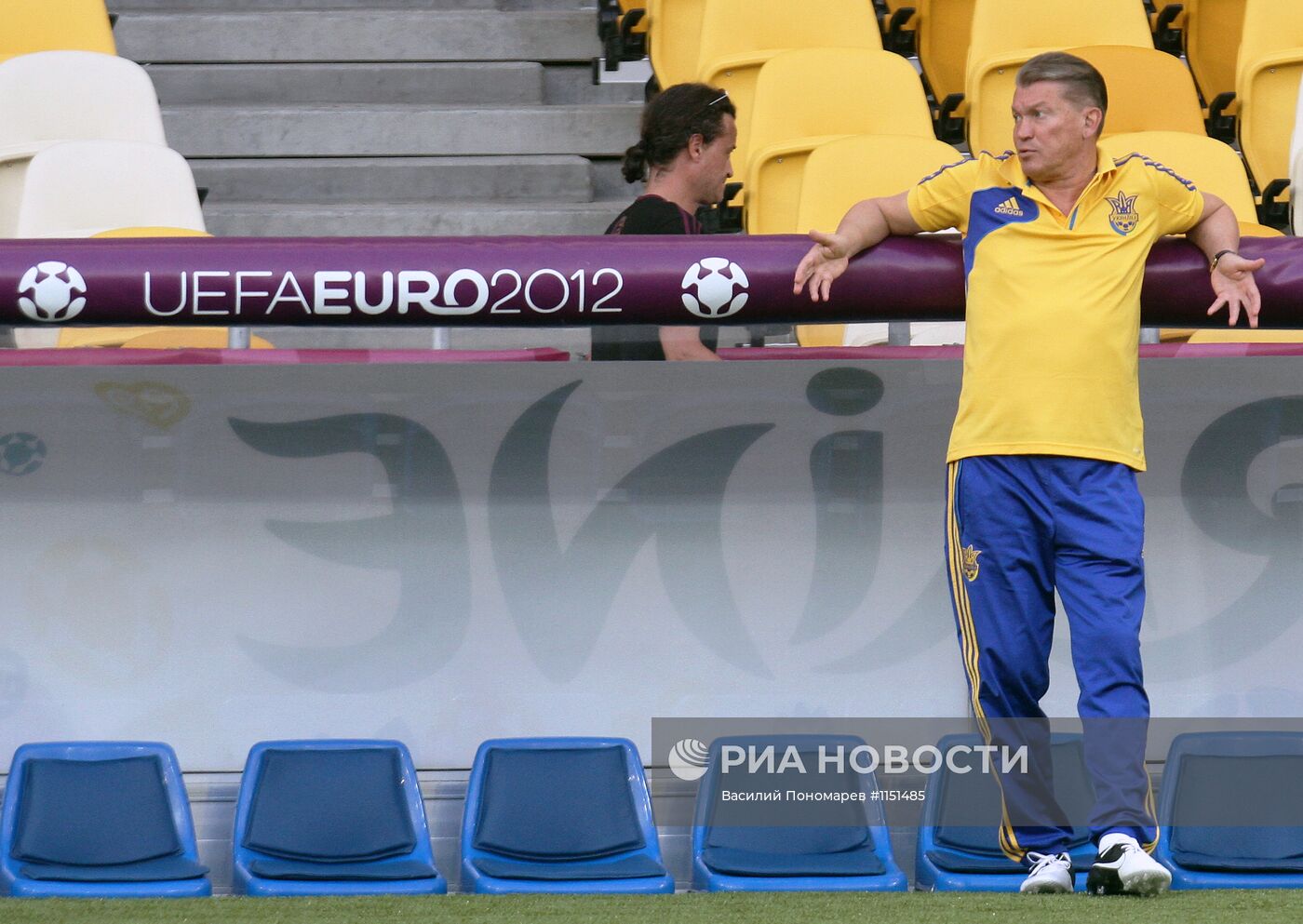 Футбол. ЕВРО - 2012. Тренировка сборной Украины