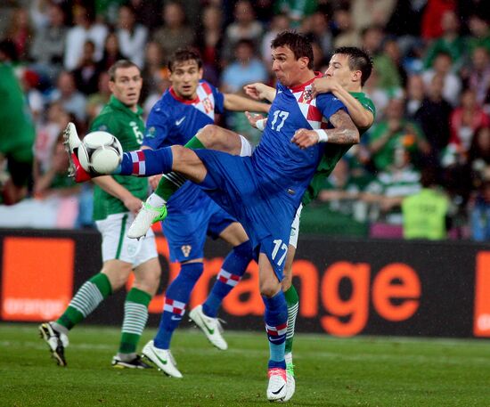 Футбол. ЕВРО - 2012. Матч сборных Ирландии и Хорватии