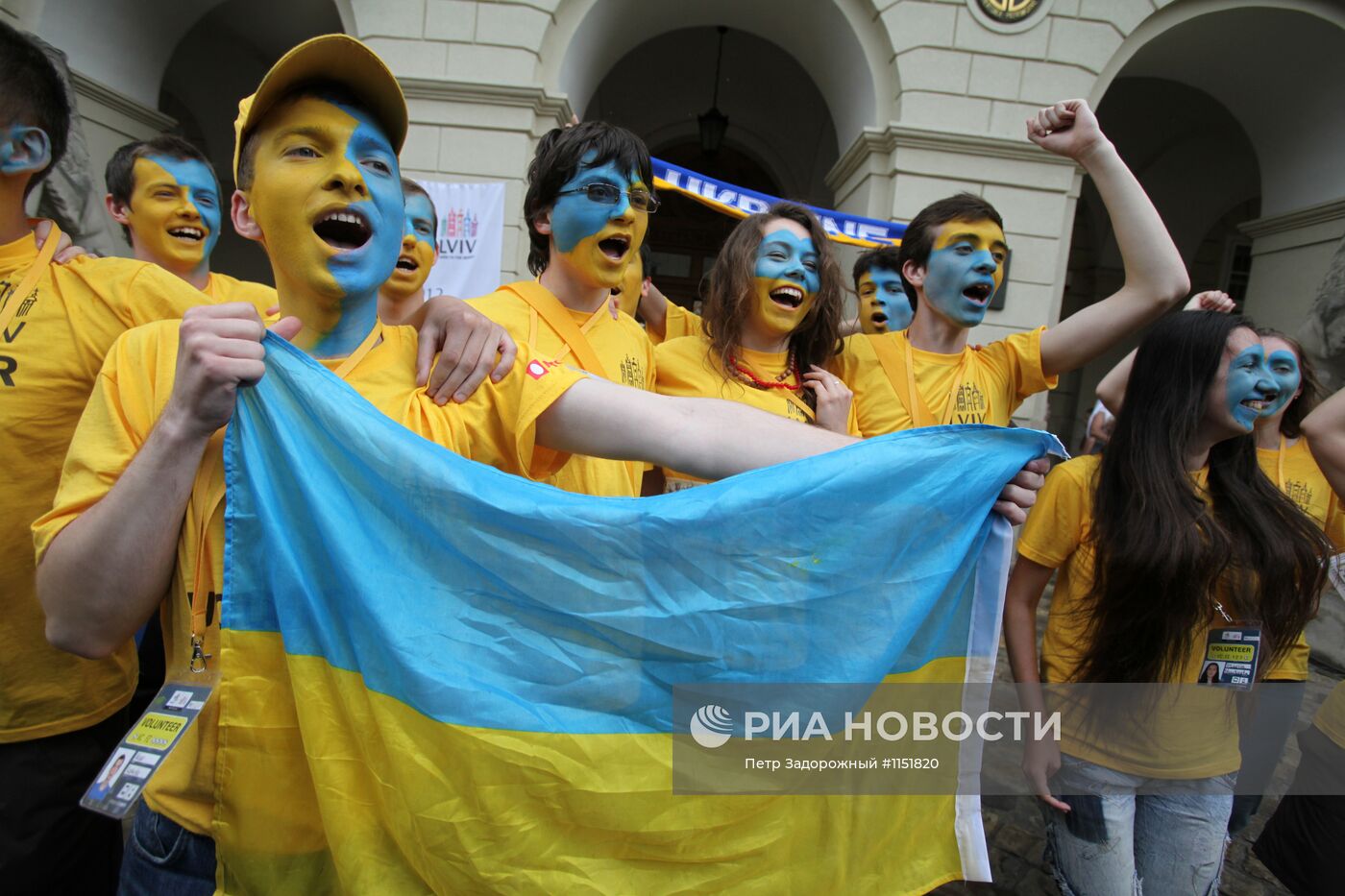 Футбол. ЕВРО - 2012. Болельщики на Украине