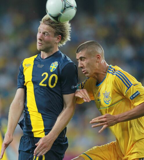 Футбол. ЕВРО - 2012. Матч сборных Украины и Швеции