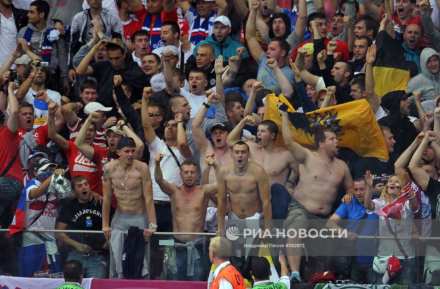 Футбол. ЕВРО - 2012. Матч сборных Польши и России