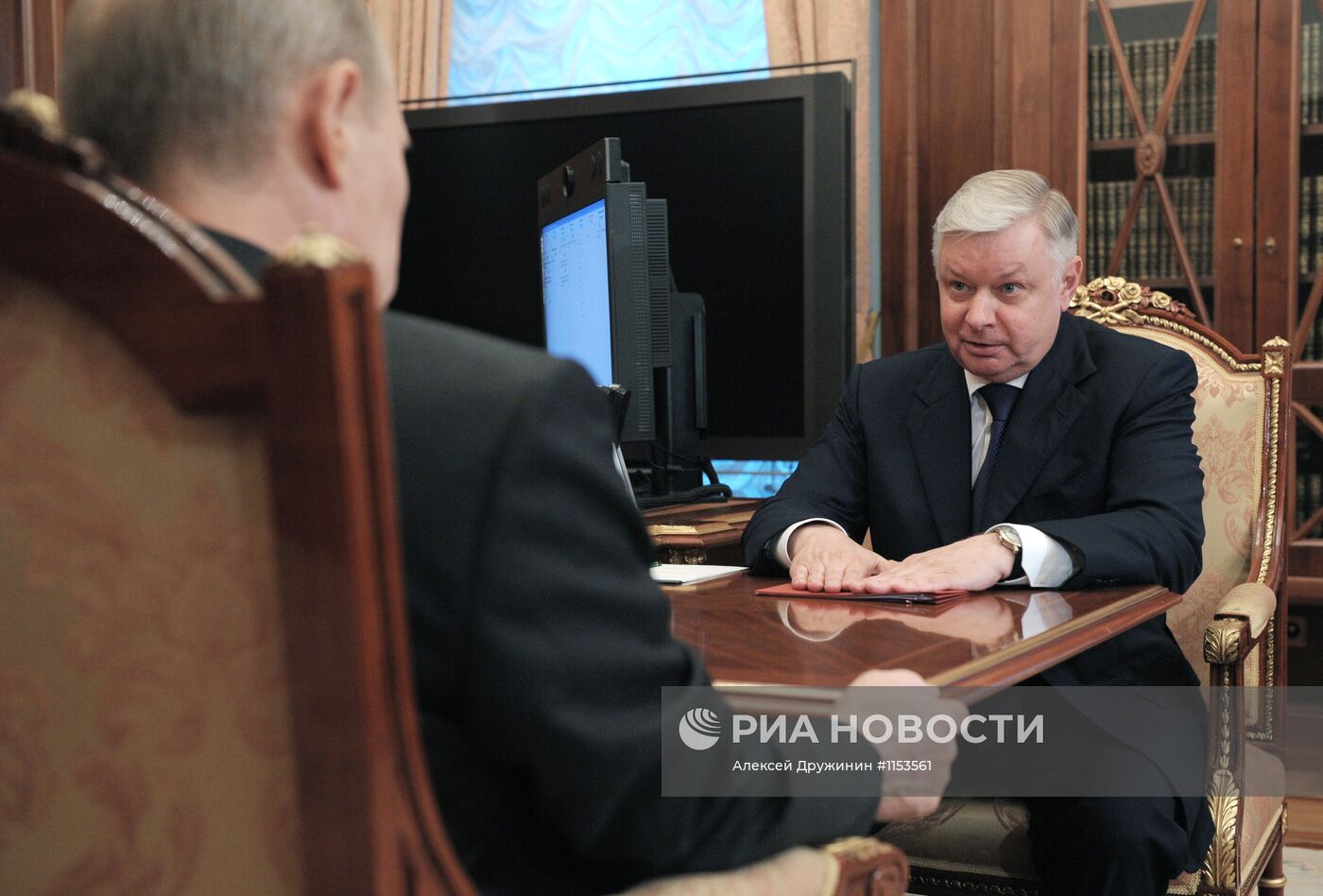 Встреча В.Путина с К.Ромодановским в Москве