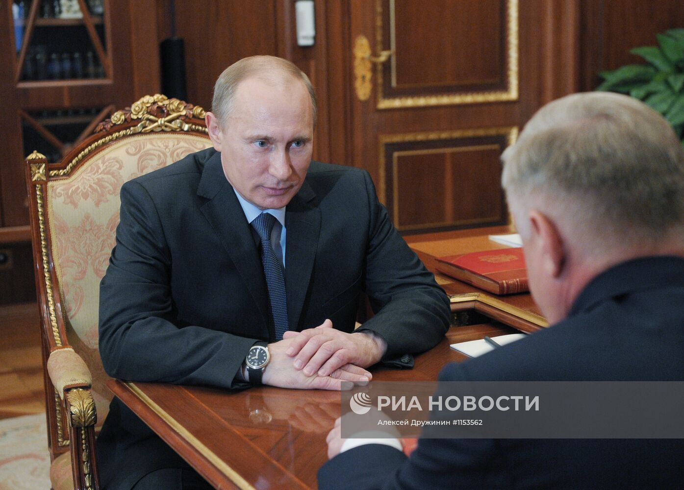 Встреча В.Путина с К.Ромодановским в Москве