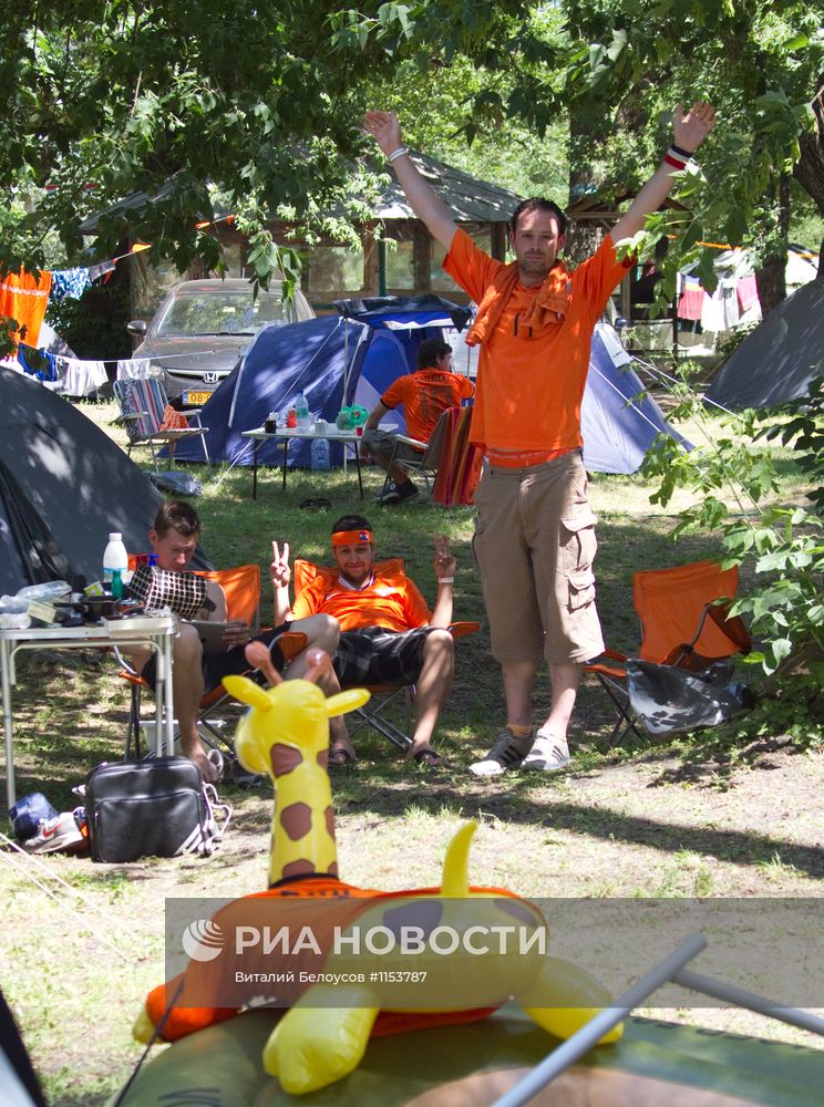 Футбольные болельщики на Украине