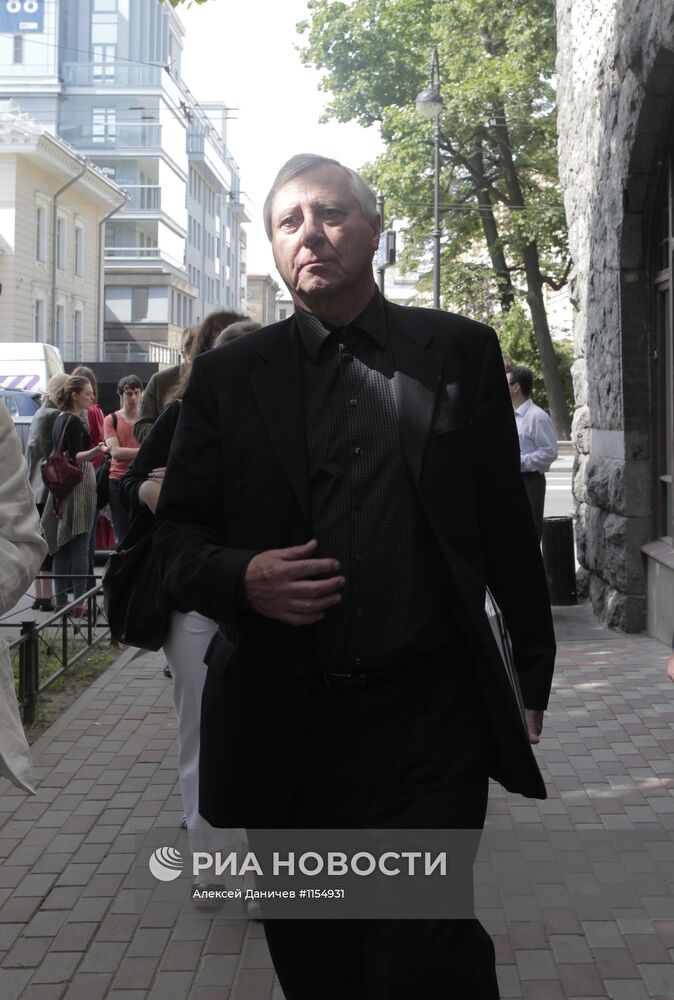 Визит британского режиссера Питера Гринуэя в Санкт-Петербург