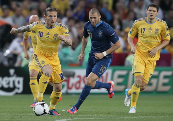 Футбол. ЕВРО - 2012. Матч сборных Украины и Франции
