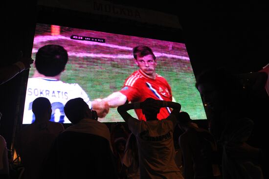 Трансляция матча ЕВРО - 2012 между сборными Греции и России