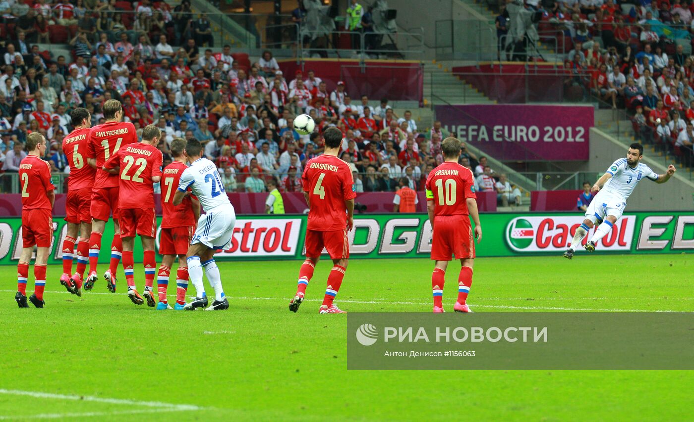 Футбол. ЕВРО - 2012. Матч сборных Греции и России