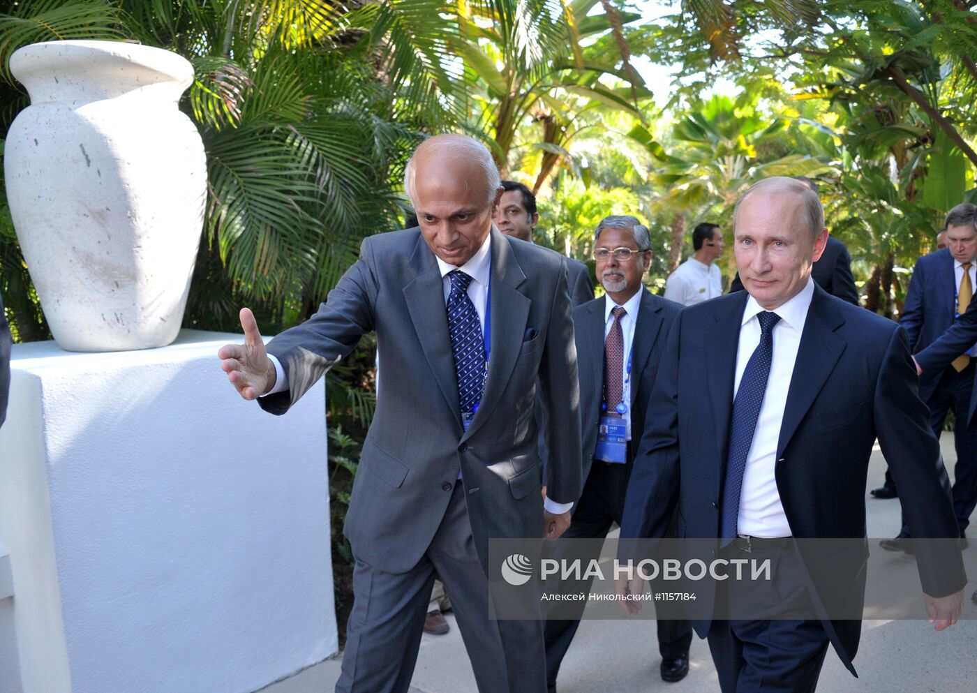 Президент РФ В.Путин встретился с лидерам стран БРИКС