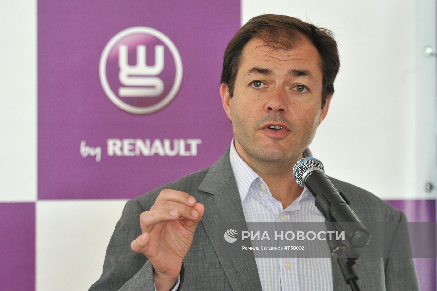 П/к, посвященная этапу Мировой Серии Renault в России