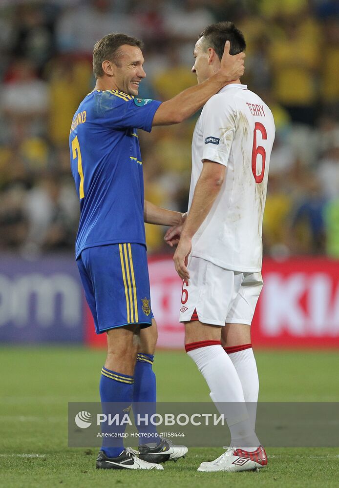 Футбол. ЕВРО - 2012. Матч сборных Англии и Украины