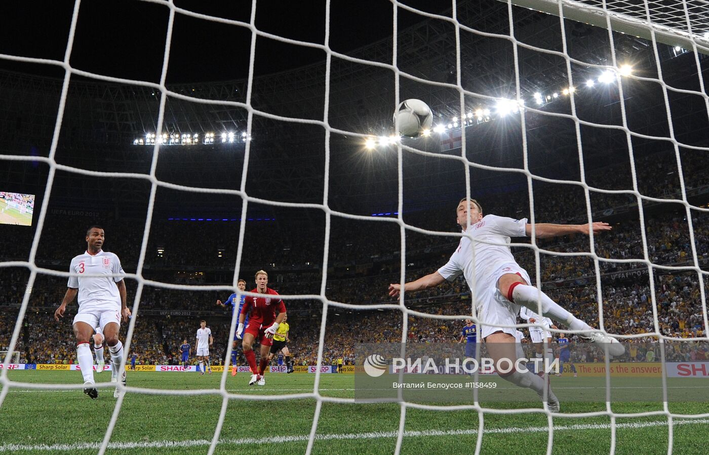Футбол. ЕВРО - 2012. Матч сборных Англии и Украины