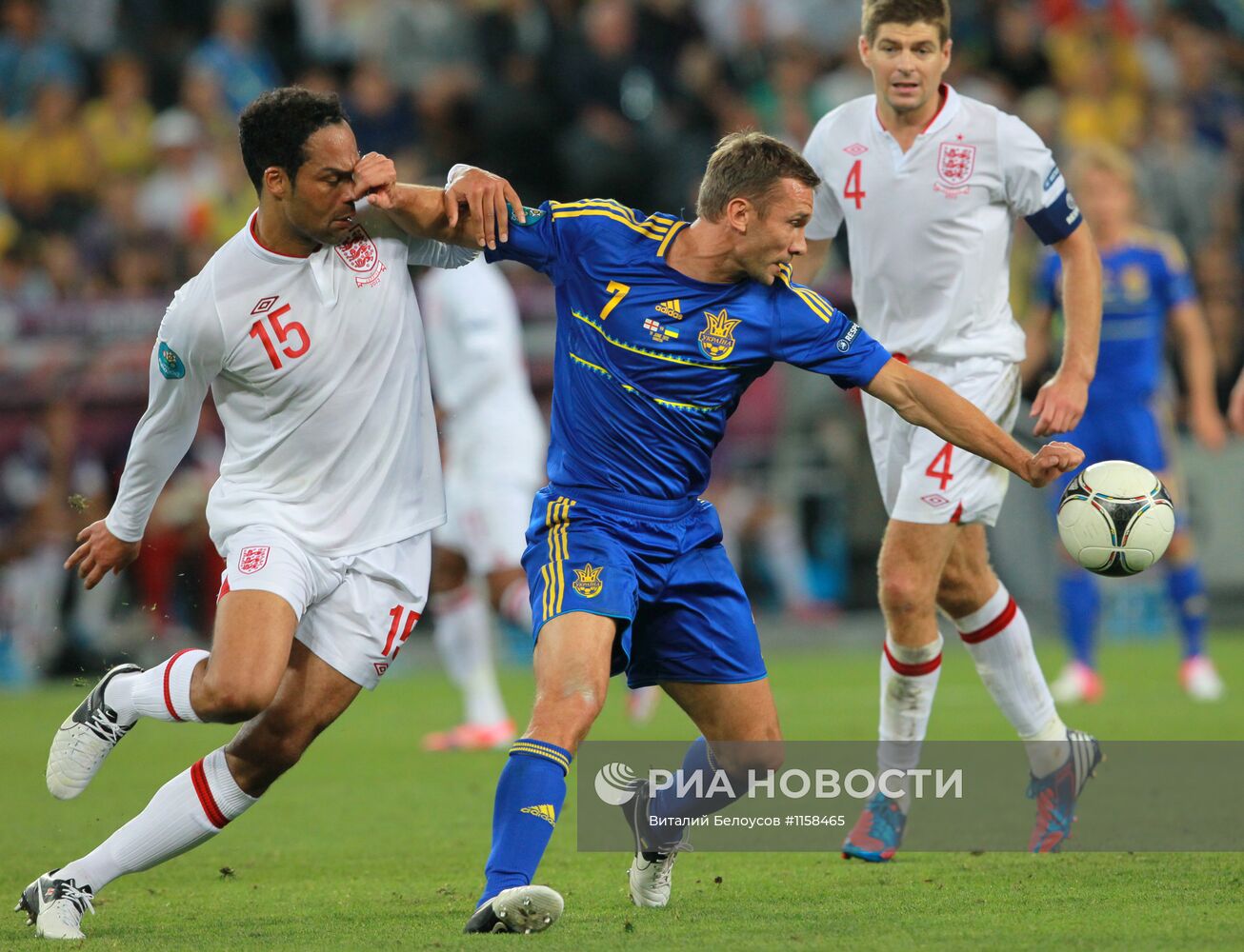 Футбол. ЕВРО - 2012. Матч сборных Англии и Украины