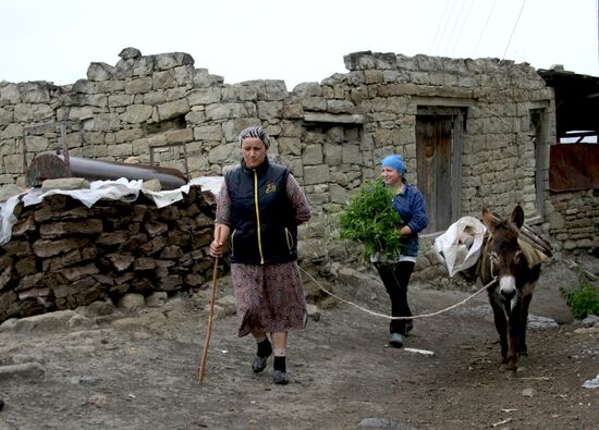 Быт сельских жителей в горных селениях Гунибского района