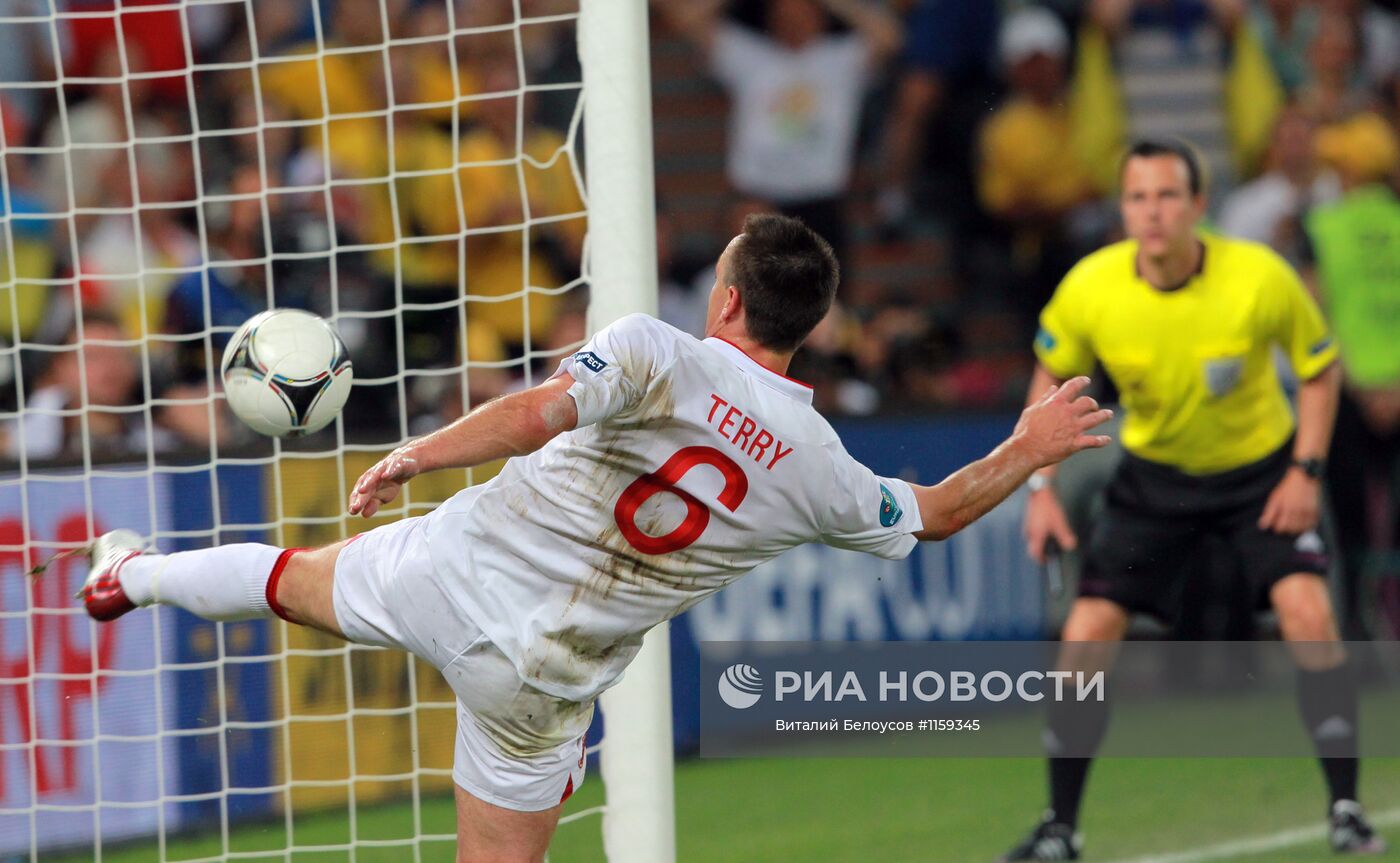 Футбол. ЕВРО - 2012. Матч сборных Англии и Украины