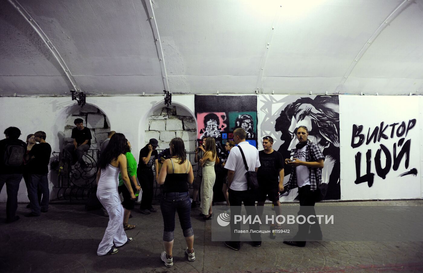 Открытие стены Виктора Цоя в Екатеринбурге