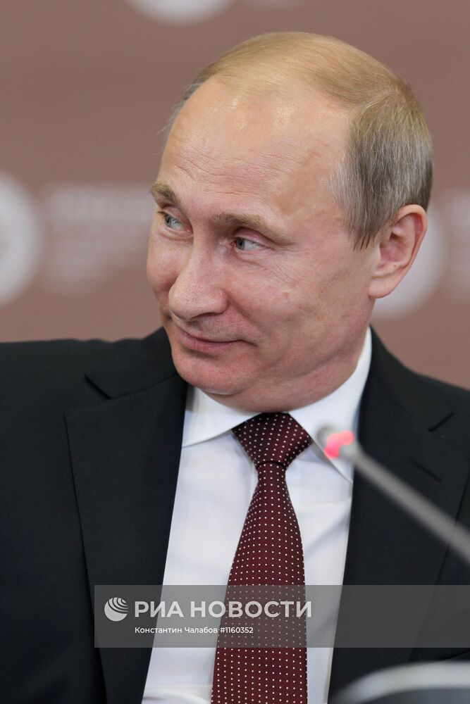 В.Путин на встрече с главами зарубежных инвестиционных фондов