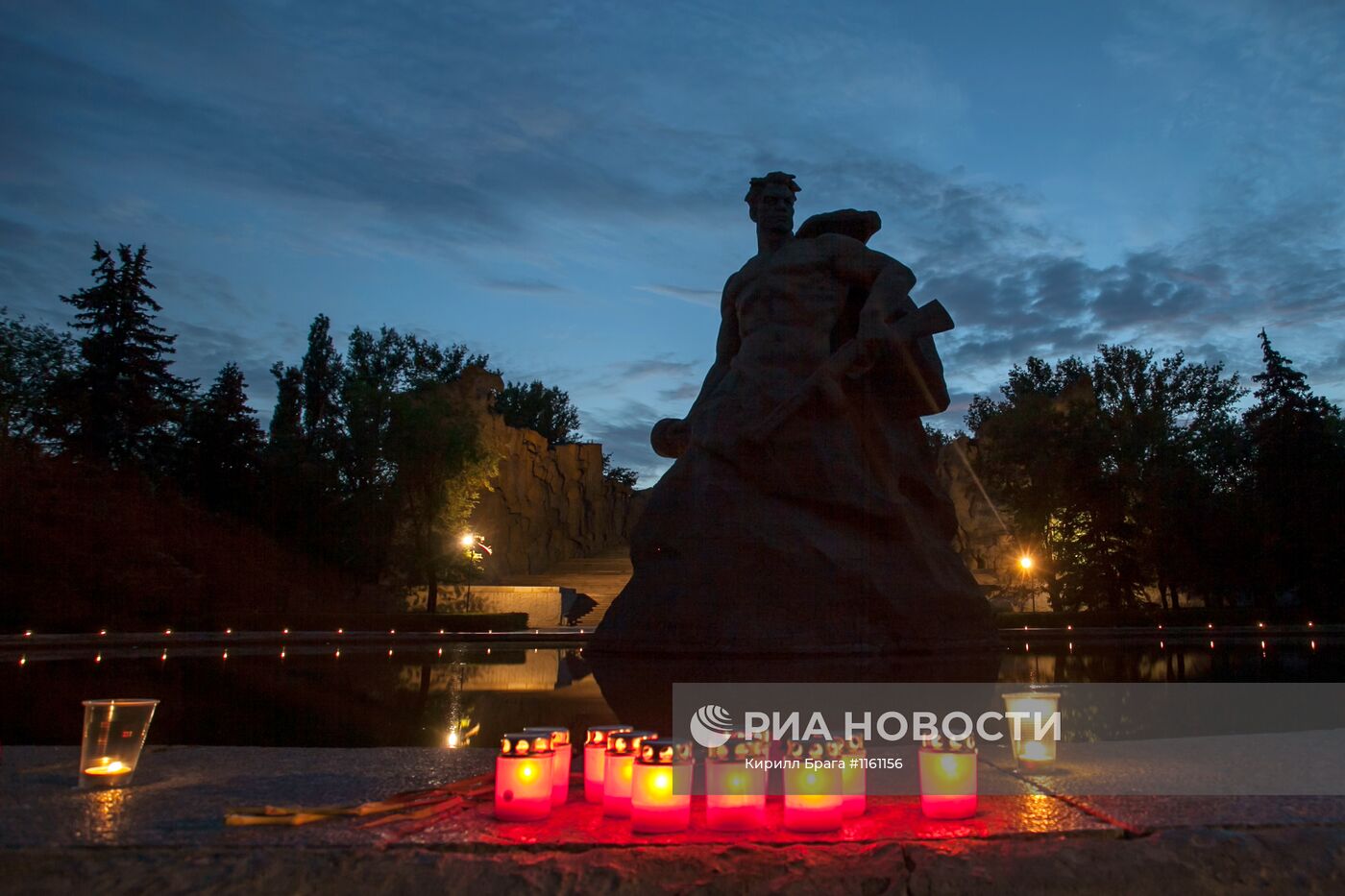 Акция в День памяти и скорби в Волгограде