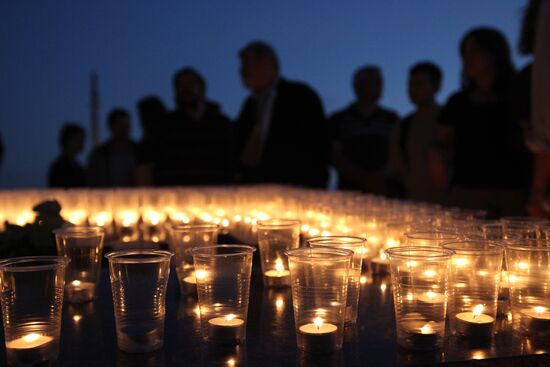 Акция в День памяти и скорби в Москве