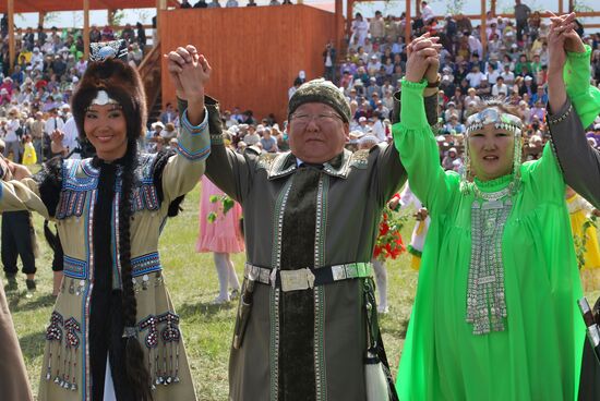 Национальный праздник Ысыах в Якутске