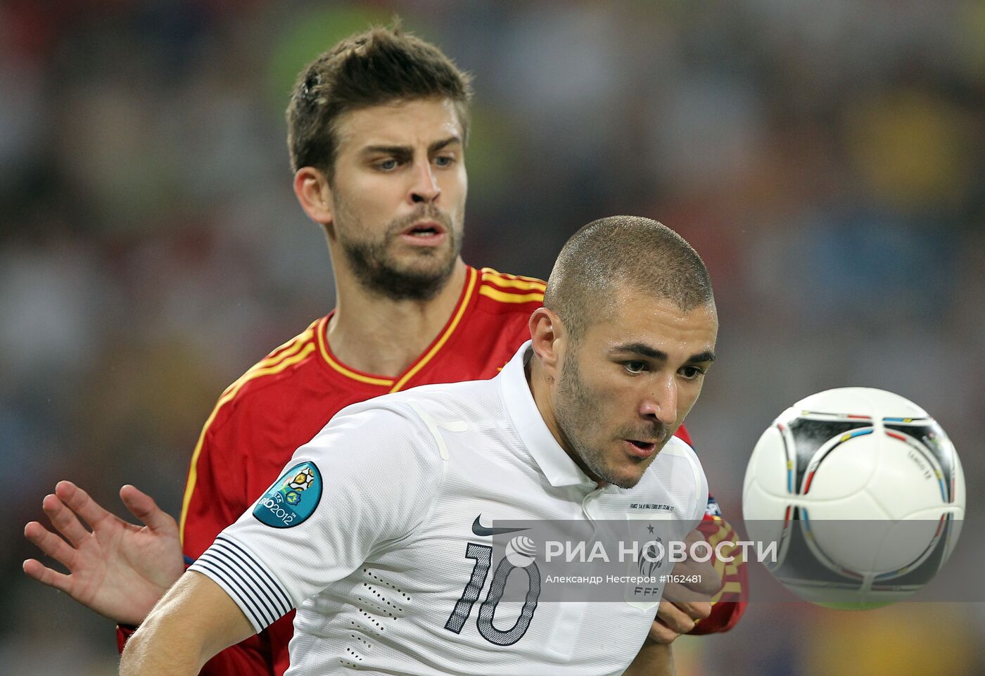 Футбол. ЕВРО - 2012. Матч сборных Испании и Франции