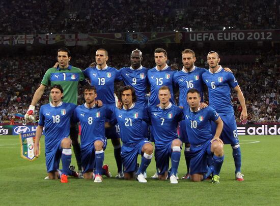 Футбол. ЕВРО - 2012. Матч сборных Англии и Италии